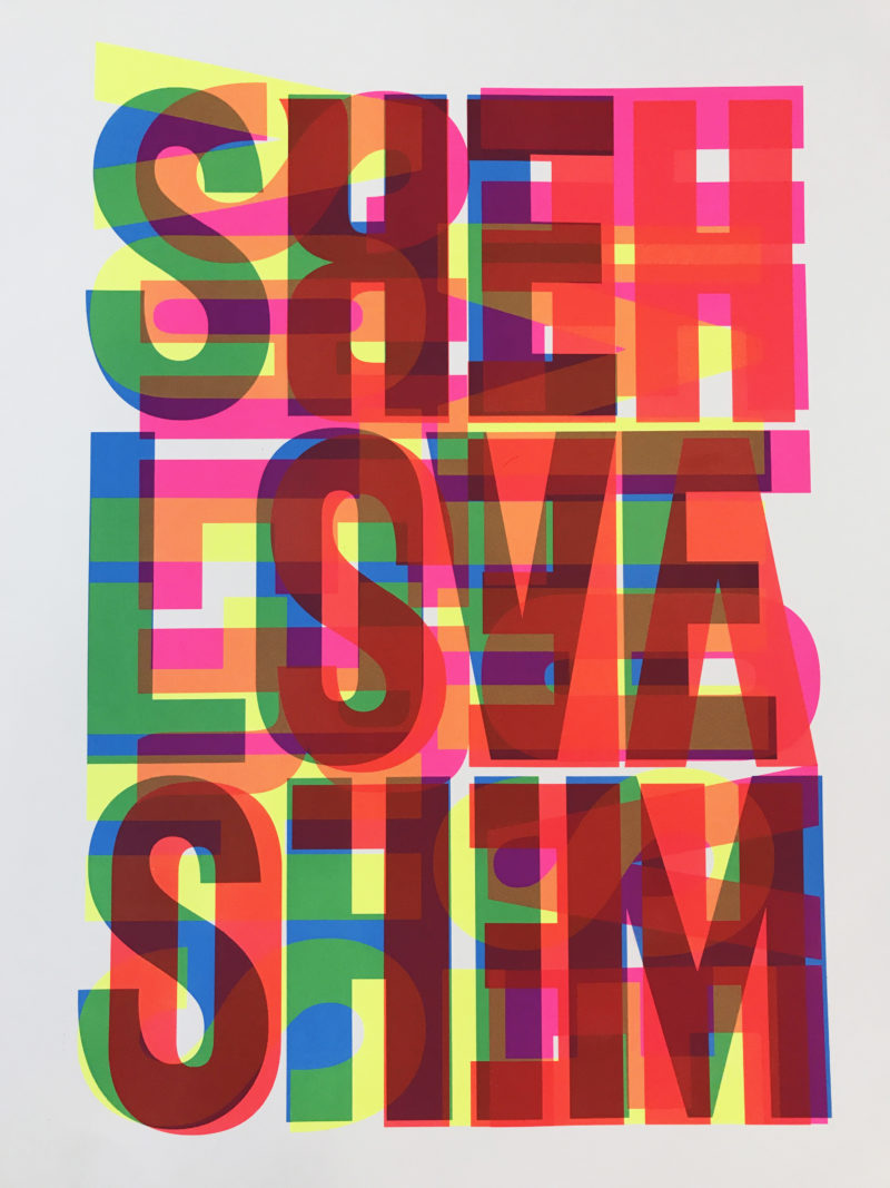 Dave Buonaguidi Print Club London Screen Print