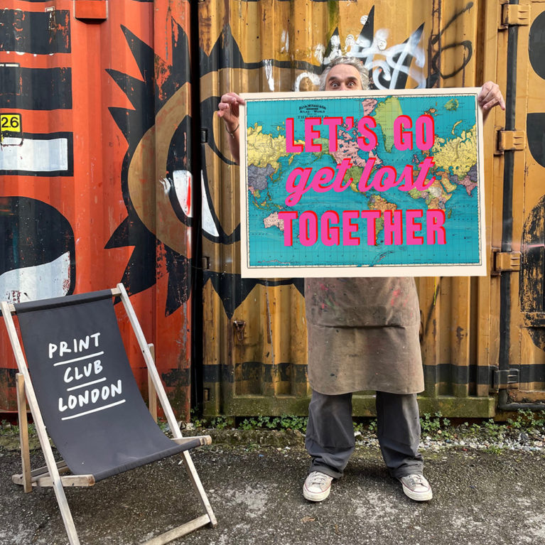 Dave Buonaguidi Print Club London Screen Print