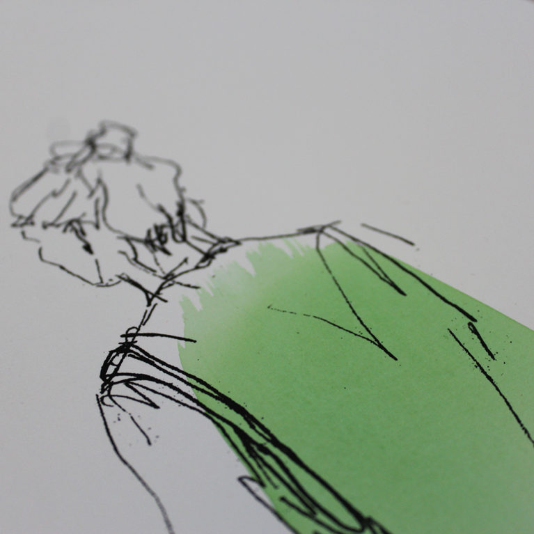 Claud Print Club London Screen Print