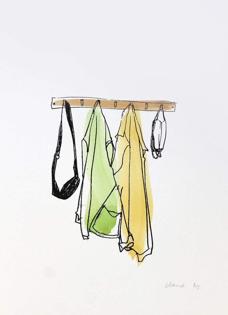 Claud Print Club London Screen Print