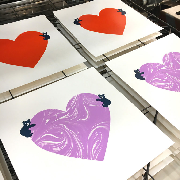 Natasha Searston Print Club London Screen Print