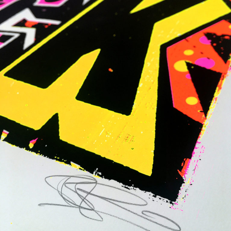 Ben Rider Print Club London Screen Print