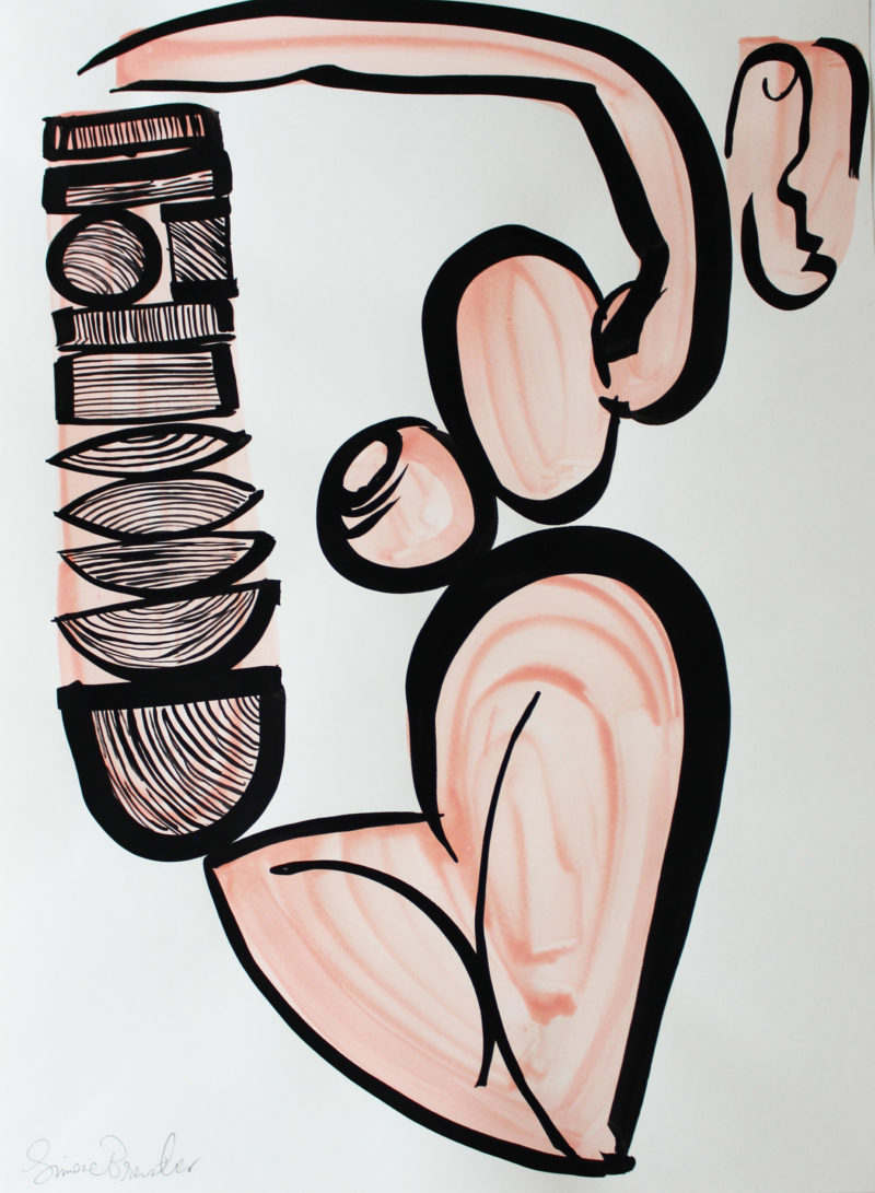 Simone Brewster Print Club London Original Art