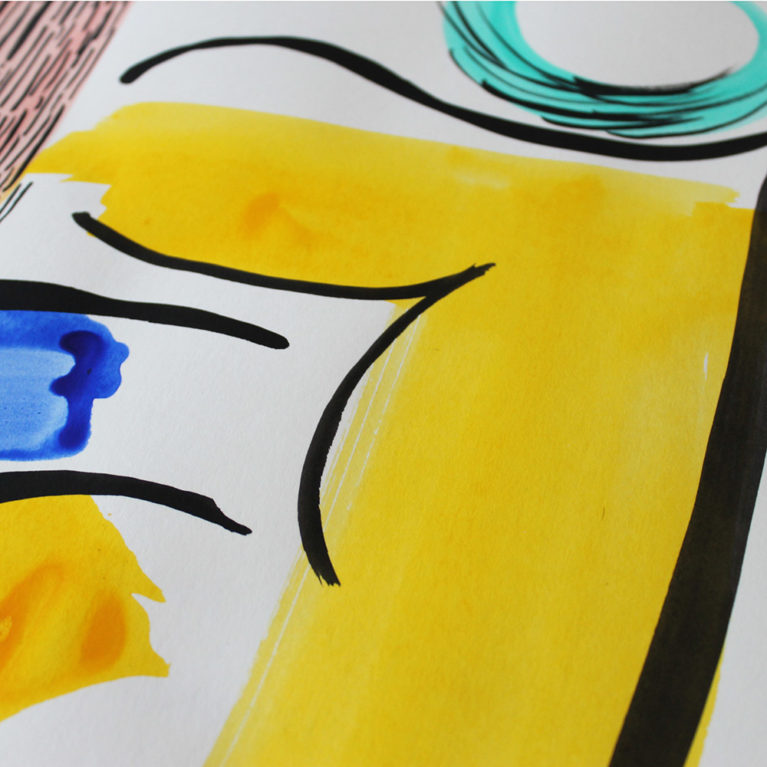 Simone Brewster Print Club London Original Art