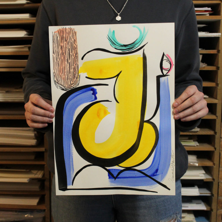 Simone Brewster Print Club London Original Art