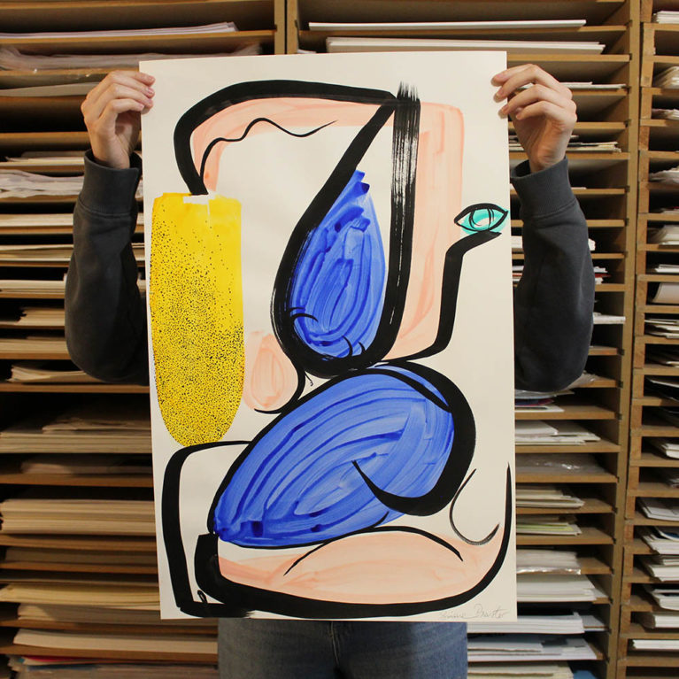 Simone Brewster Print Club London Original Art