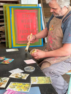 Dave Buonaguidi Print Club London Screen Print