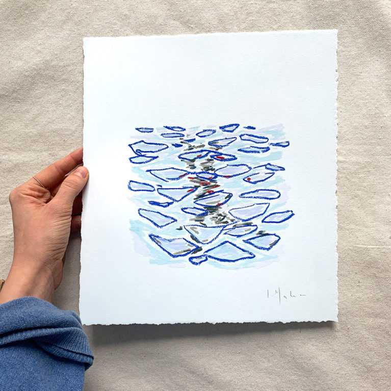 Lucy Mahon Print Club London Screen Print Original Art