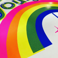 David Newton Print Club London Screen Print