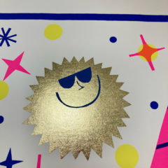 David Newton Print Club London Screen Print