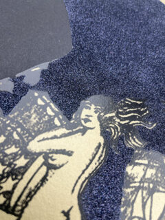 Stuart Forrester Every Body Has A Tale To Tell Screenprint glitter03
