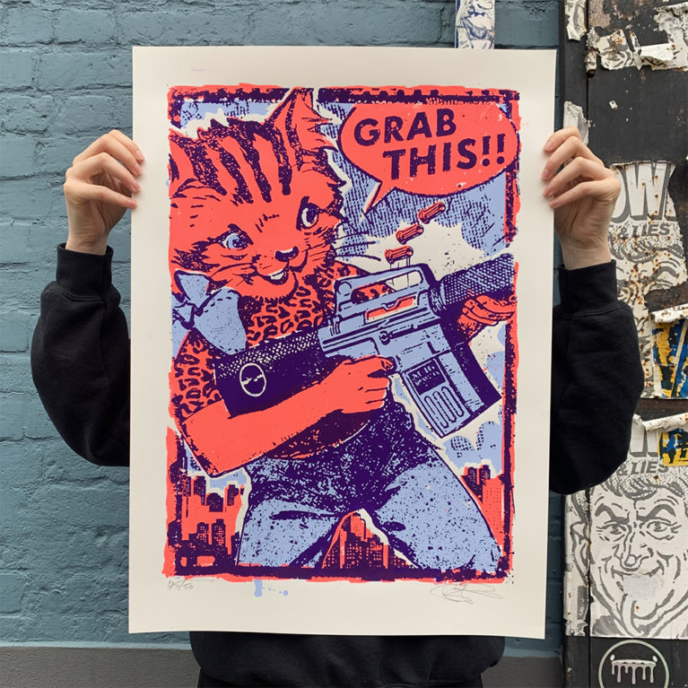 Ben Rider Print Club London Screenprint