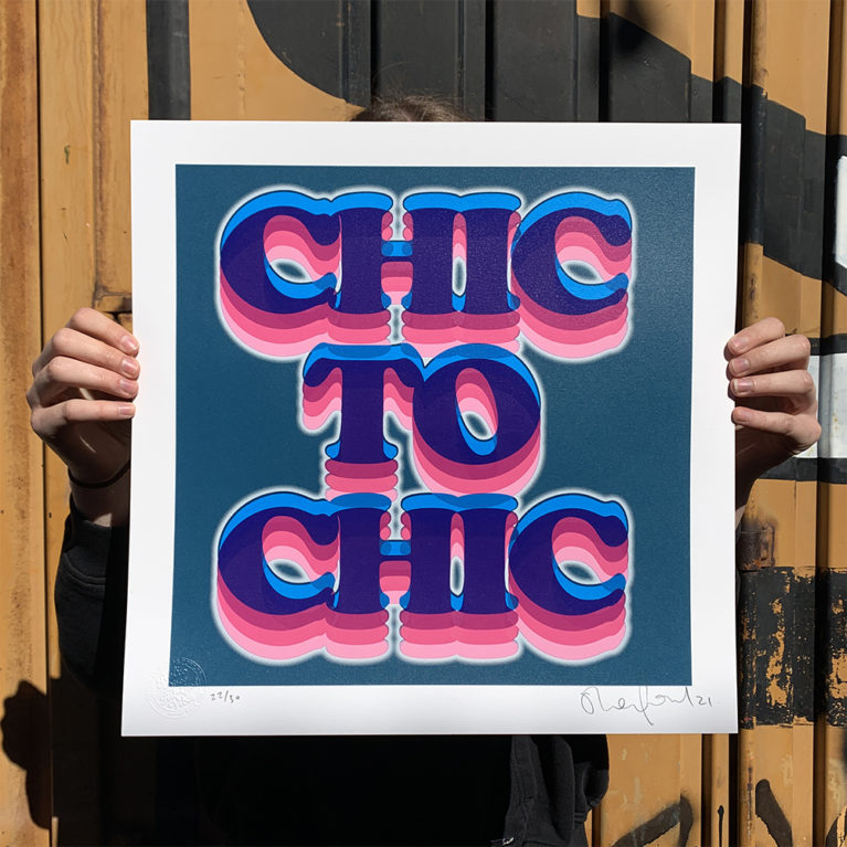 Oli Fowler Print Club London Screenprint