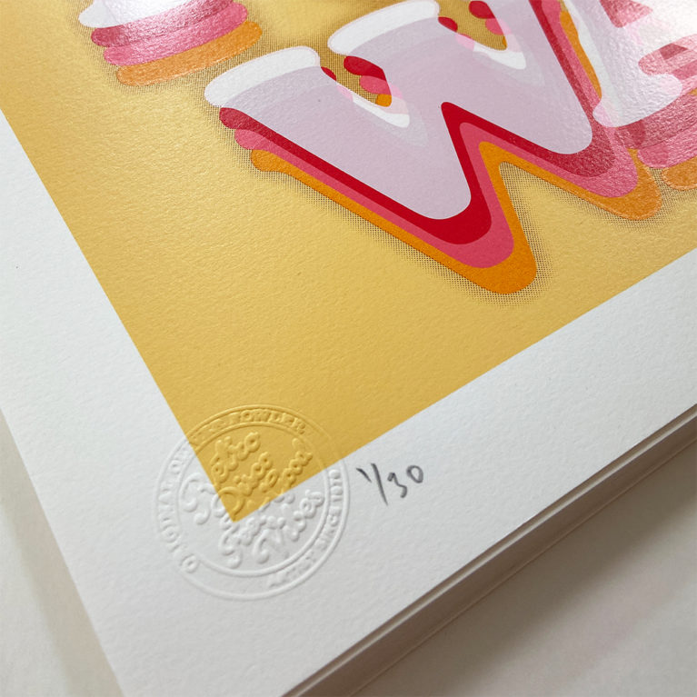 Oli Fowler Print Club London Screenprint