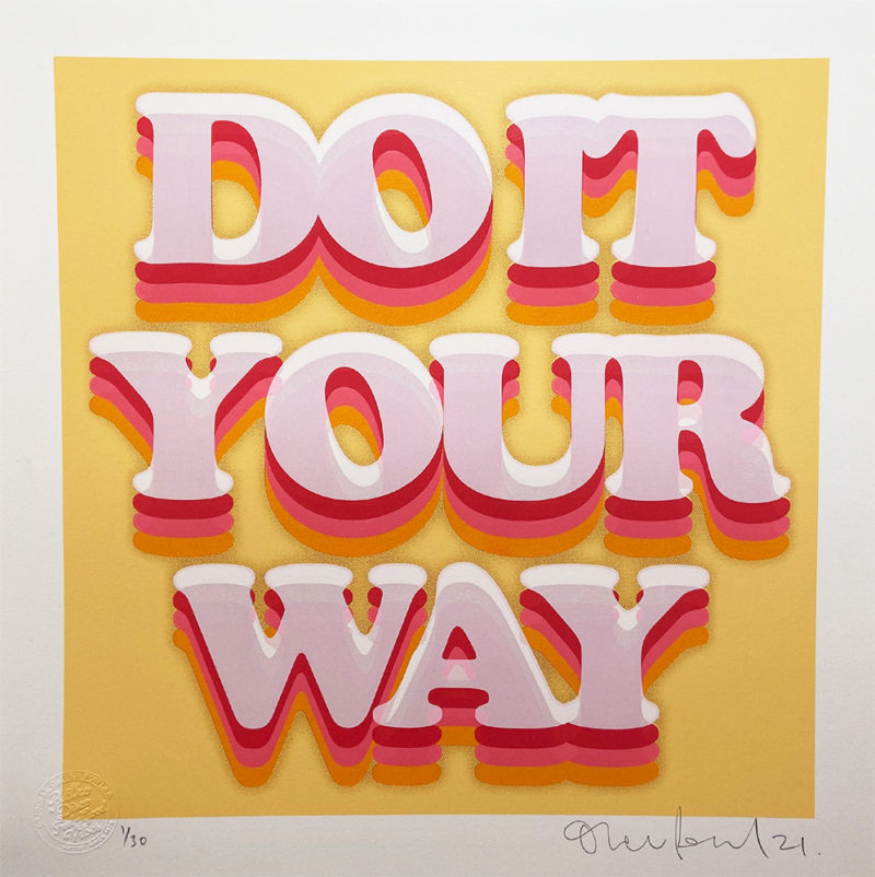 Oli Fowler Print Club London Screenprint