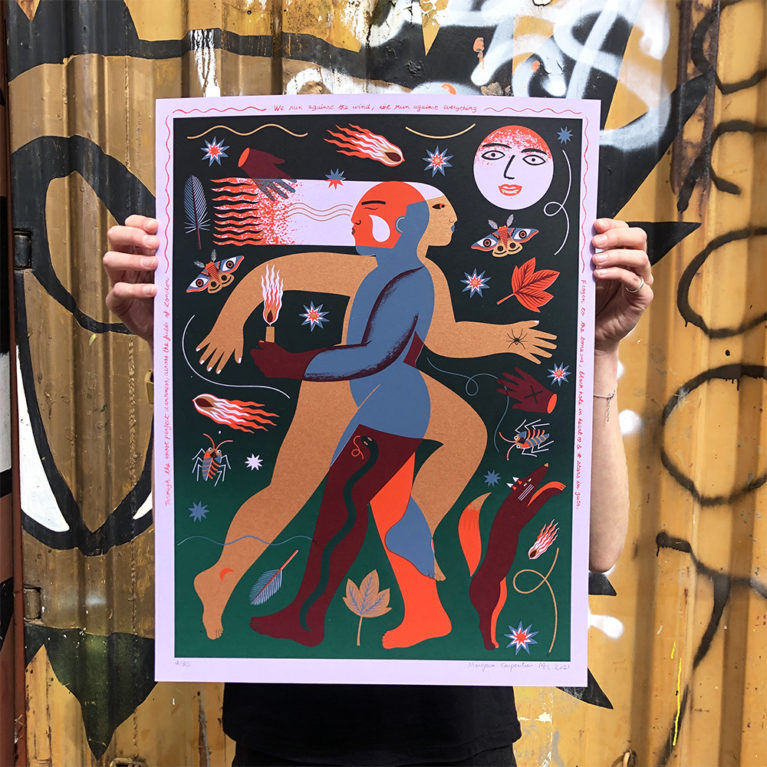 Margaux Carpentier Print cLub London Screenprint