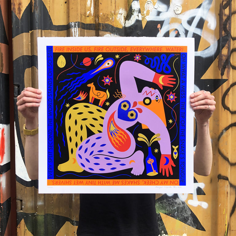 Margaux Carpentier Print Club London Screenprint