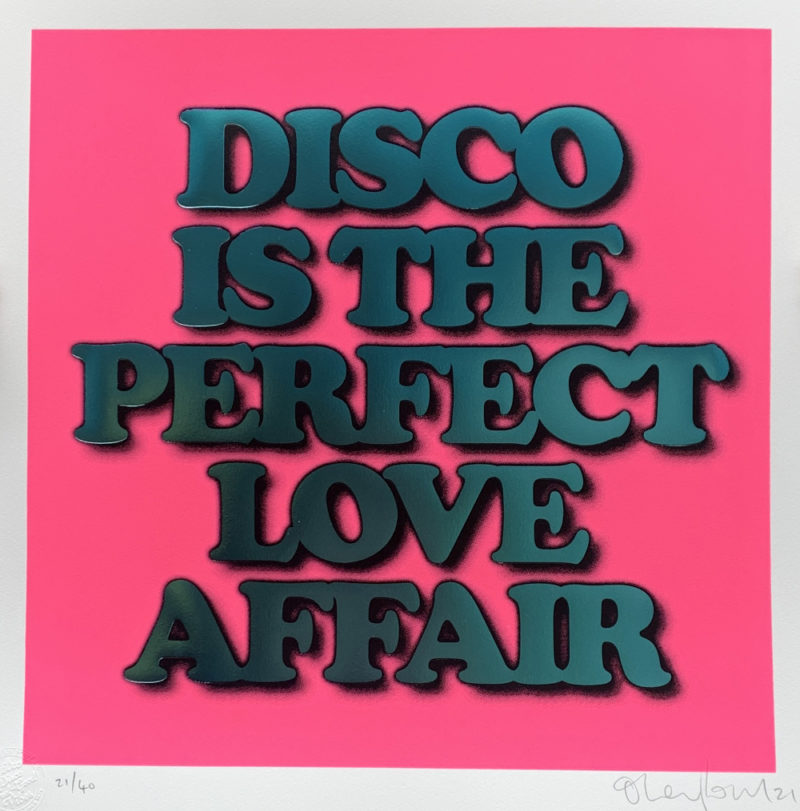 Oli Fowler Print Club London Screenprint