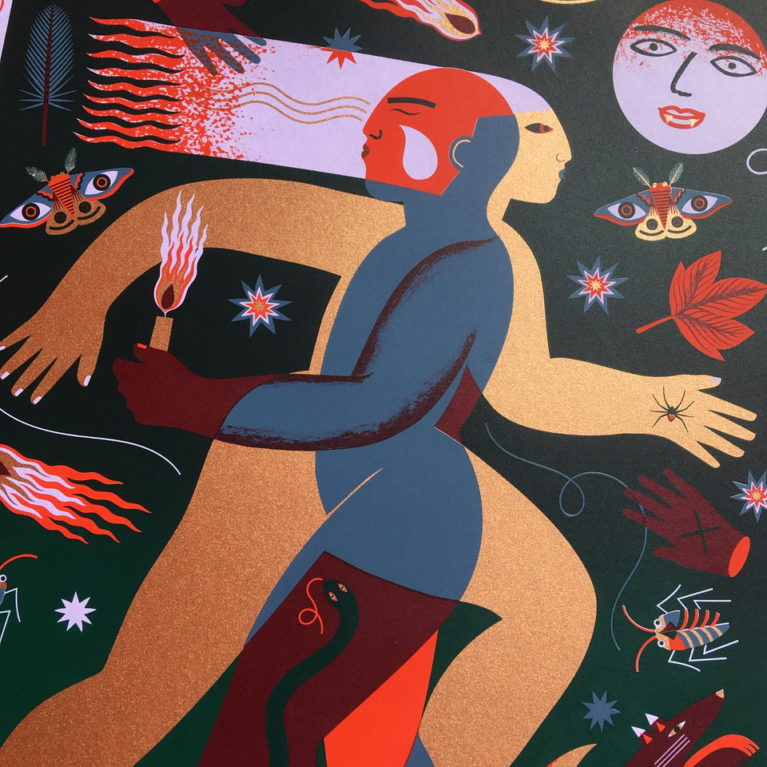 Margaux Carpentier Print Club London Screenprint