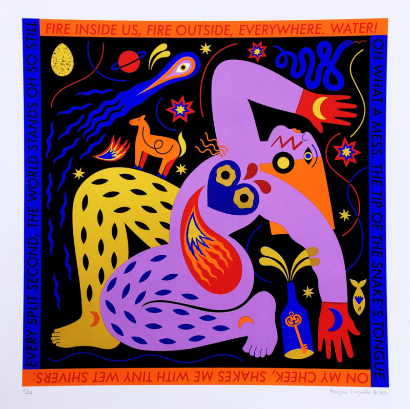 Margaux Carpentier Print Club London Screenprint