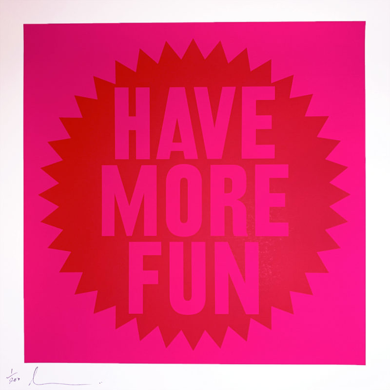 Dave Buonaguidi Print Club London Screen Print