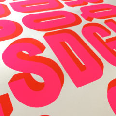 Dave Buonaguidi Print Club London Screenprint