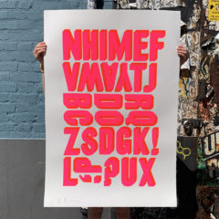 Dave Buonaguidi Print Club London Screenprint