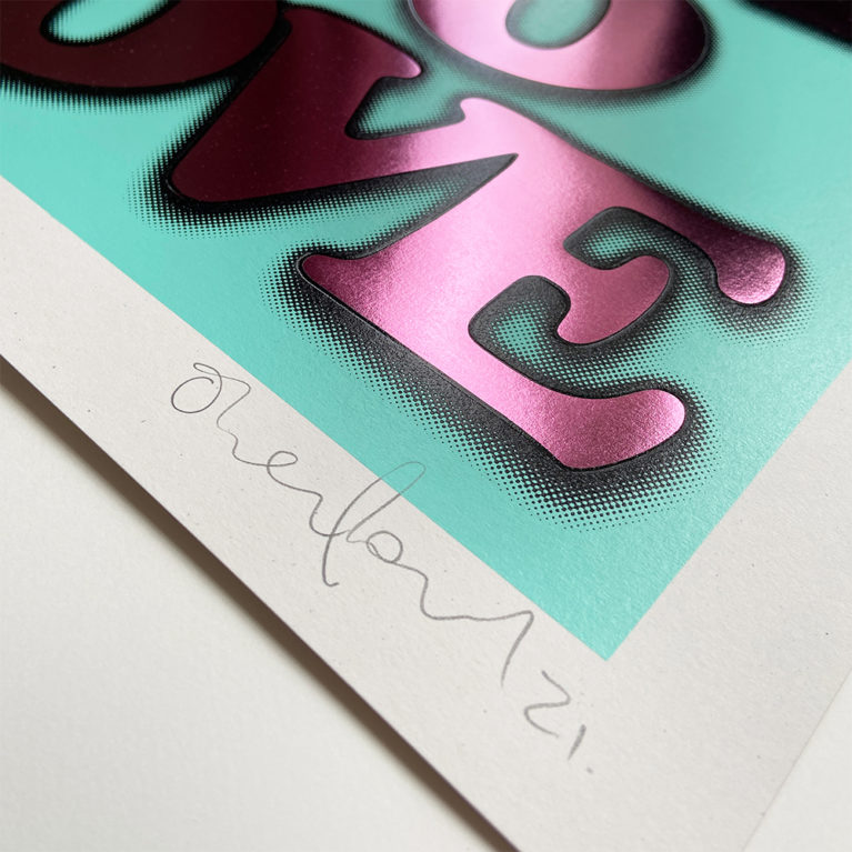 Oli Fowler Print Club London Screenprint