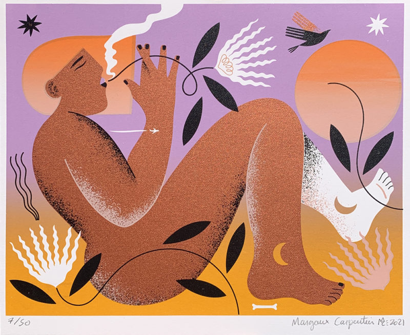 Margaux Carpentier Print CLub London Screenprint