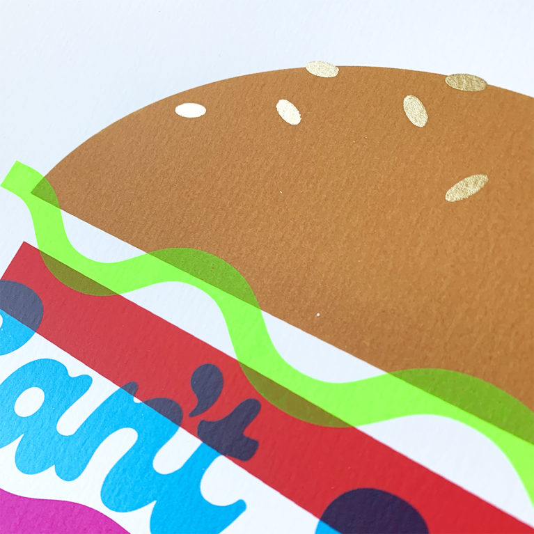 Gill Sheraton Print Club London Screenprint