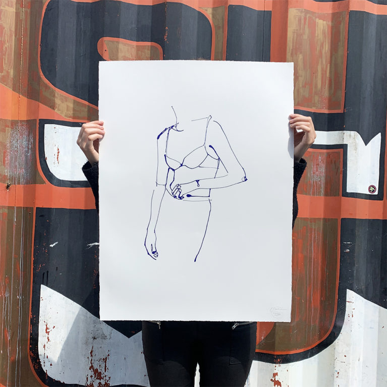 Caroline Tomlinson Print Club London Screenprint