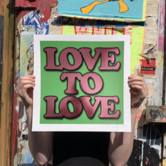 Oli Fowler Print Club London Screenprint