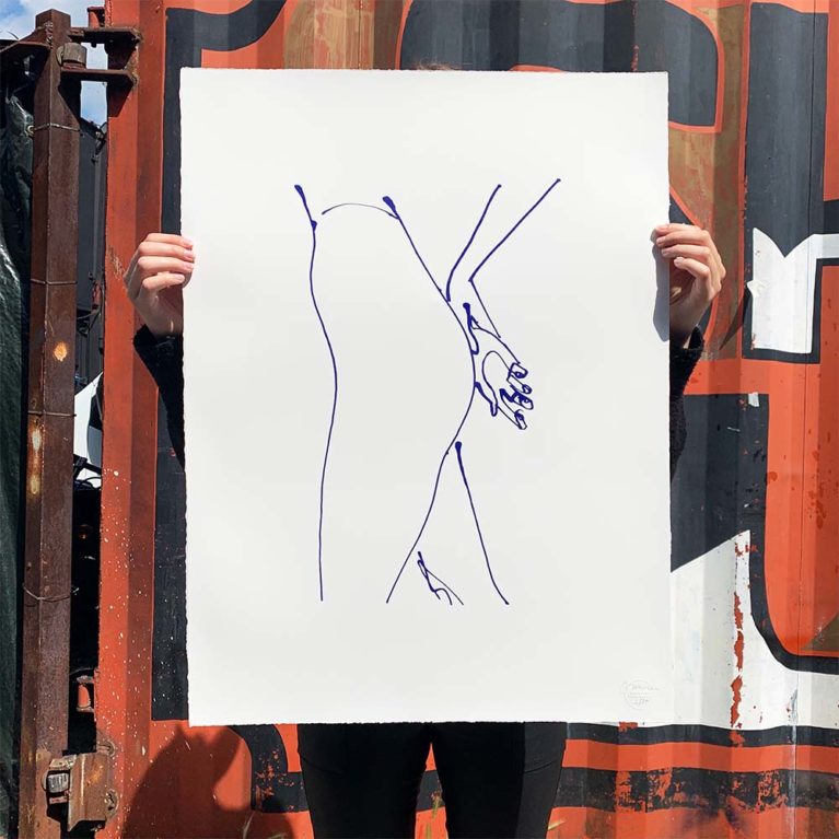 Caroline Tomlinson Print Club London Screenprint