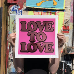 Oli Fowler Print Club London Screenprint