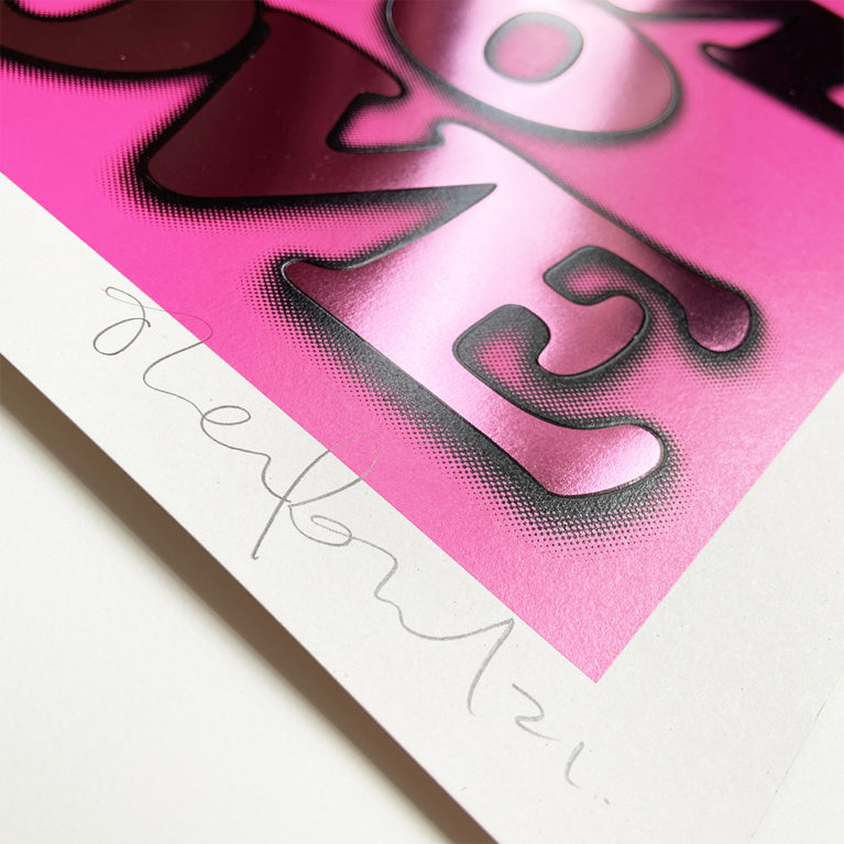 Oli Fowler Print Club London Screenprint