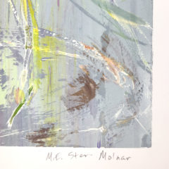 M.E. Ster-Molnar Print Club London Screenprint