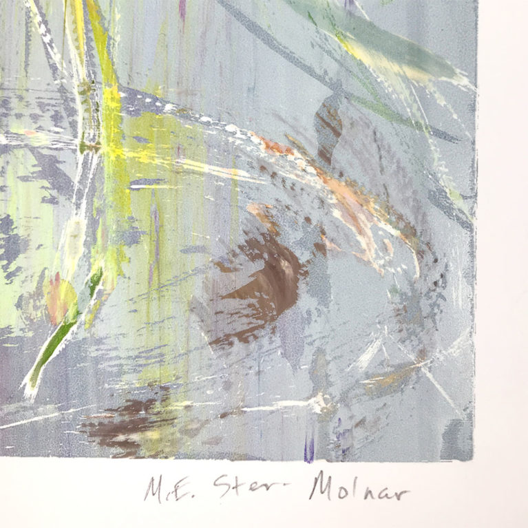 M.E. Ster-Molnar Print Club London Screenprint
