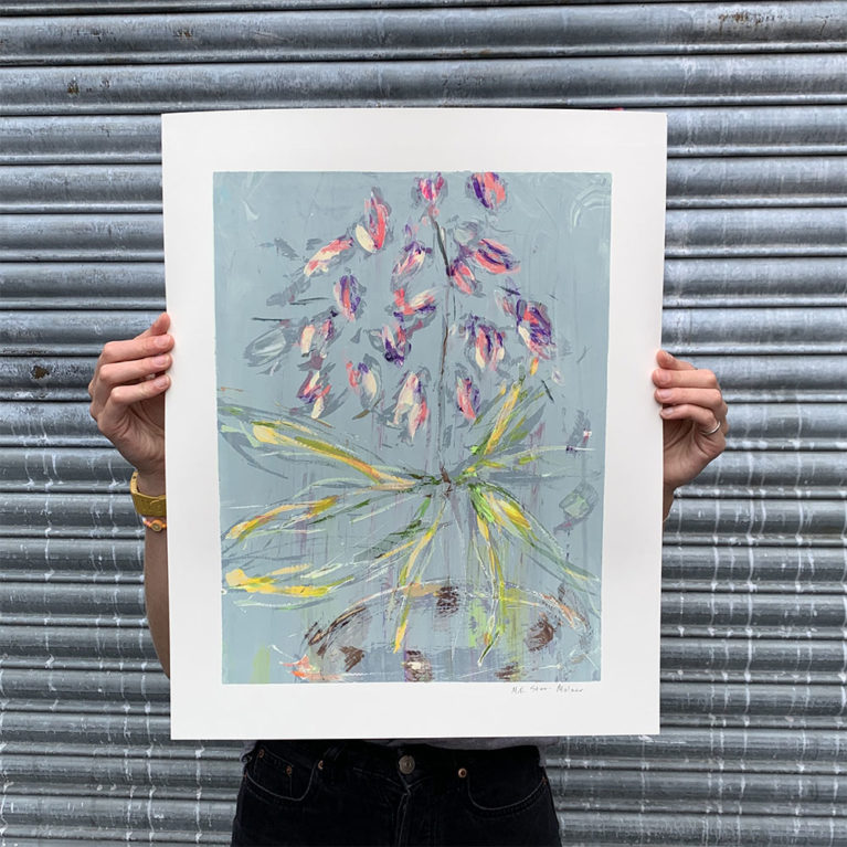 M.E. Ster-Molnar Print Club London Screenprint