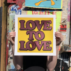 Oli Fowler Print Club London Screenprint