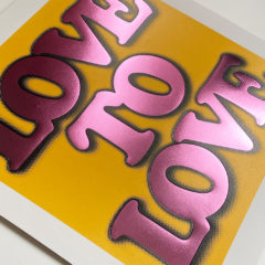 Oli Fowler Print Club London Screenprint