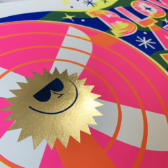 David Newton Print Club London Screenprint