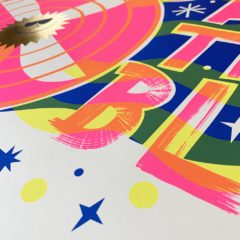 David Newton Print Club London Screenprint