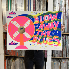 David Newton Print Club London Screenprint