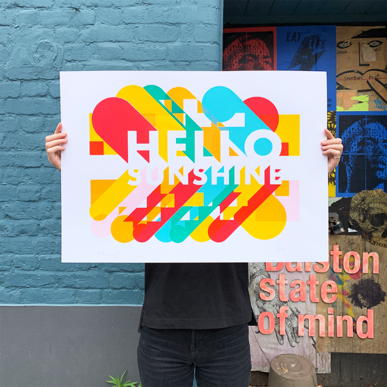 Redbellyboy Print Club London Screenprint