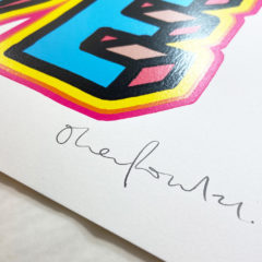 Oli Fowler Print Club London Screenprint