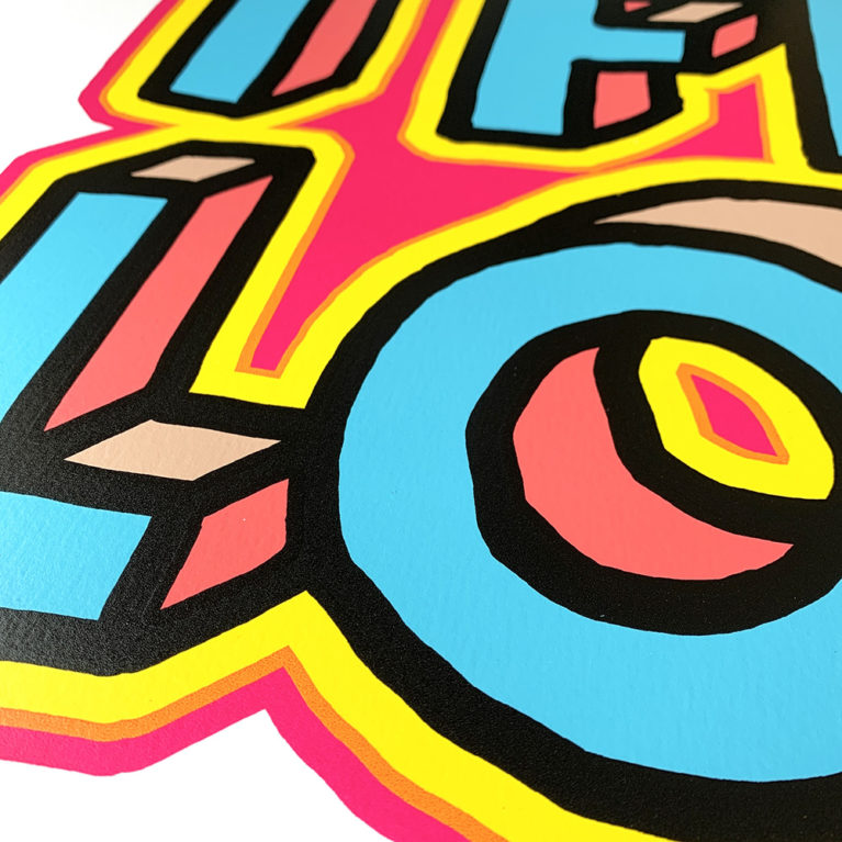 Oli Fowler Print Club London Screenprint