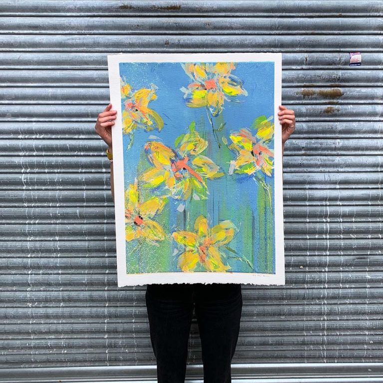 M.E. Ster-Molnar Print Club London Screenprint