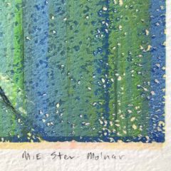 M.E. Ster-Molnar Print Club London Screenprint