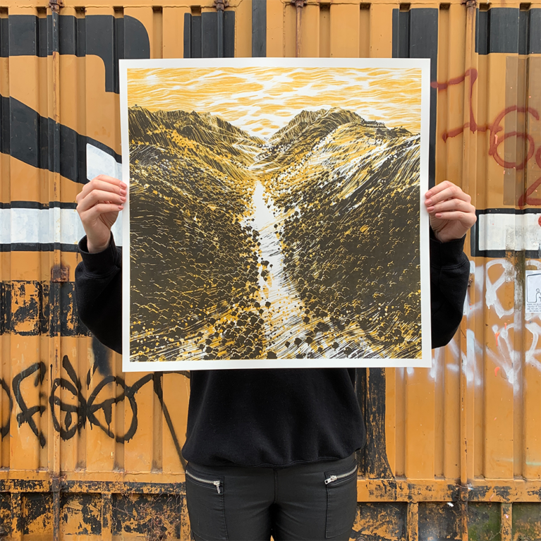 Chris Keegan Print Club London Screenprint