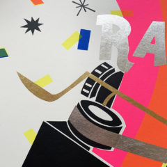 David Newton Print Club London Screenprint